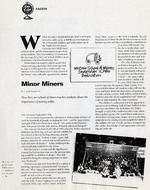 Side 1 of article from Mining Voice about the McCaw School of Mines